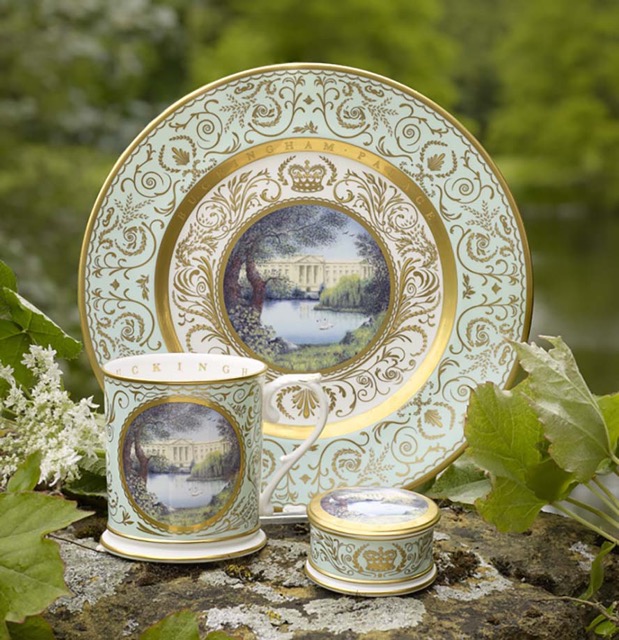 Buckingham Palace Garden Porcelain Collection . Press Release Photography